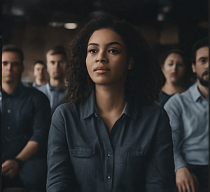 Audience listening to seminar